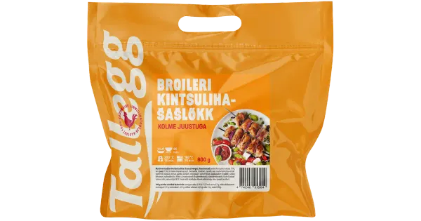 Tallegg Broileri kintsulihašašlõkk kolme juustuga 800 g