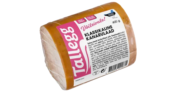 Tallegg Broilerirulaad Klassikaline 400 G