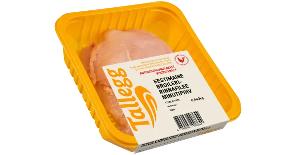 Tallegg Eestimaise Broilerifilee Minutipihv 400G