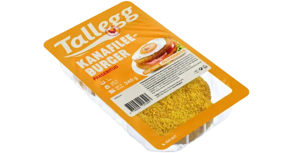 Tallegg Paneeritud Kanafileeburger 340 G