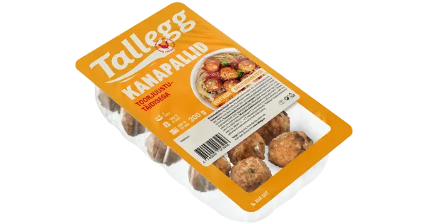 Tallegg Toorjuustutäidisega Kanapallid 300G