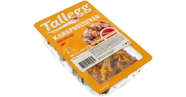 Tallegg Vürtsikad Kana-Pooltiivad 400 G