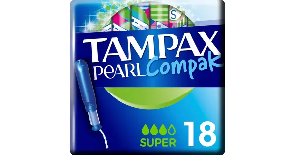 Tampax Compak Pearl Super tampoonid 18 tk