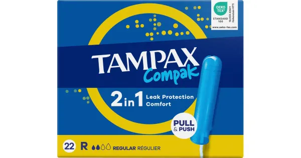 Tampax Compak Regular tampoonid 22tk
