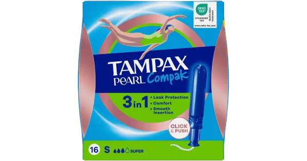 Tampoonid Compak Pearl Super 3in1 16tk