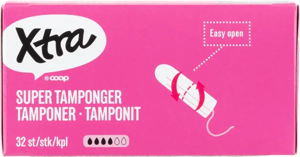 Tampoonid Xtra Super 32tk