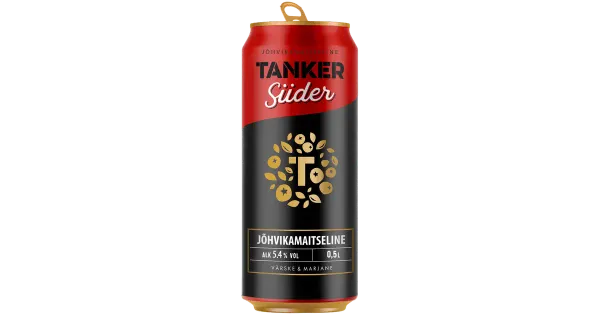 Tanker jõhvikamaitseline siider 5,4%vol 500 ml