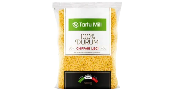 Tartu Mill durumnisujahupasta chiffari lisci 500 g