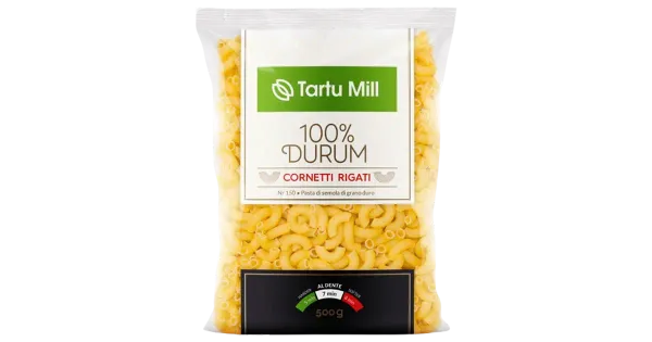 Durumnisujahupasta Cornetti, TARTU MILL, 500 g