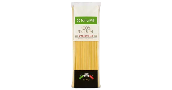 Tartu Mill durumnisujahupasta spaghetti nr7 500 g