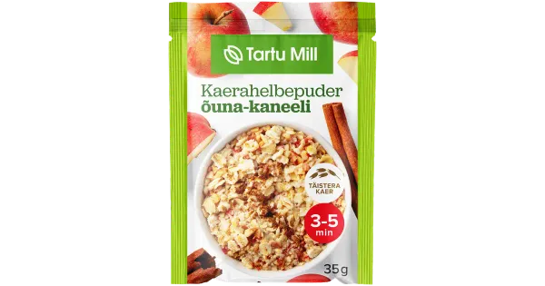 Tartu Mill kaerahelbepuder õuna-kaneeli 35g
