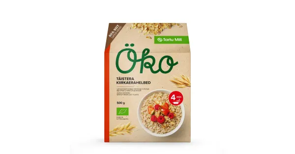 Tartu Mill Öko täisterakiirkaerahelbed 500 g
