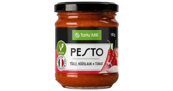 Tartu Mill pesto tšilli, küüslauk ja tomat 190g
