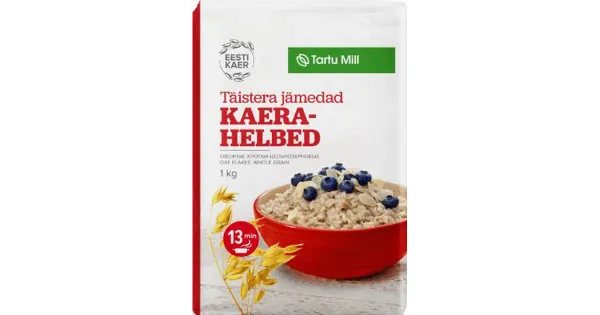 Tartu Mill täistera jämedad kaerahelbed 1 kg