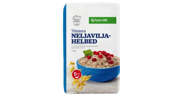 Tartu Mill täistera neljaviljahelbed 500 g