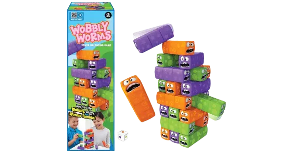 Tasakaalutorn Wobbly Worms