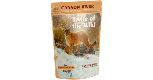 Taste of the Wild Canyon River konserv täiskasvanud kassidele 85g