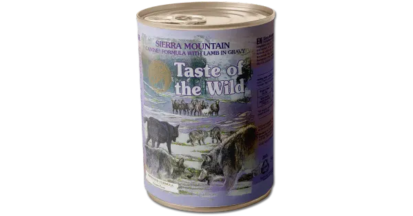 Taste of the Wild Sierra Mountain konserv lambaga koertele 390g