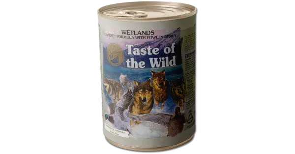 Taste of the Wild wetlands metslinnulihaga eile koertele 390g
