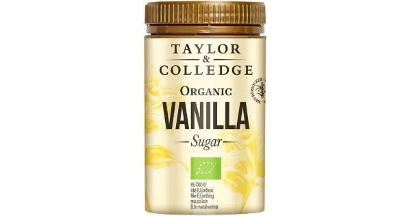 Taylor & colledge ökoloogiline roosuhkur vanilliga, 100 g