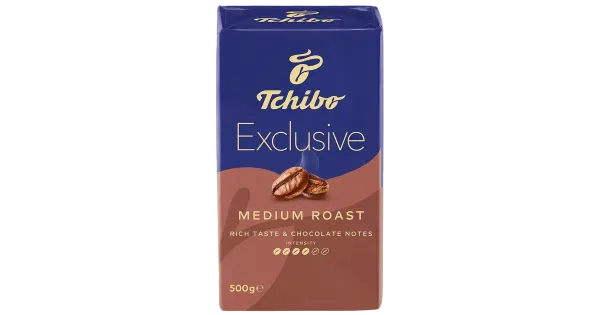 Tchibo Exclusive jahvatatud kohv, keskmine röst 500g