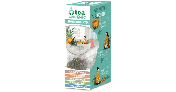 Tea Moments assortii roheline tee 33,6g (5maitset × 3)