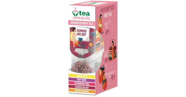 Tea Moments puuviljateede segu 34,2g  (5 maitset ×3)