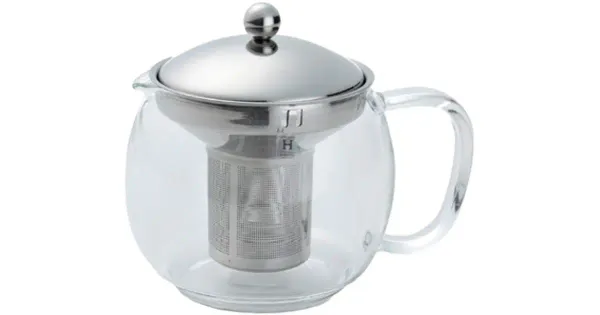 Teekann filtriga 1,2 l, klaas
