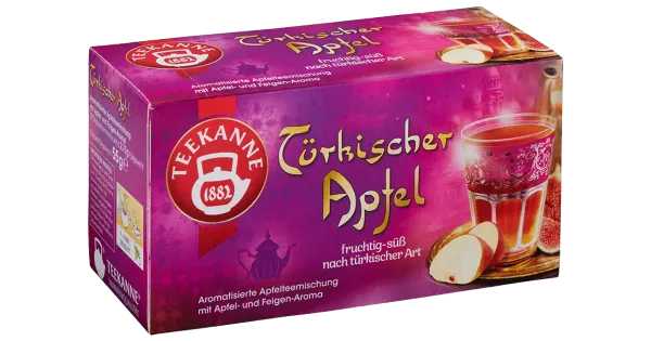 Teekanne puuviljatee Türgi Õunatee 20 x 2,75 g