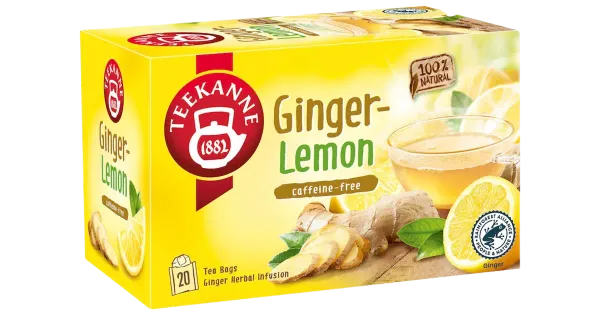 Teekanne taimetee ingveri ja sidruni 20 x 1,75 g