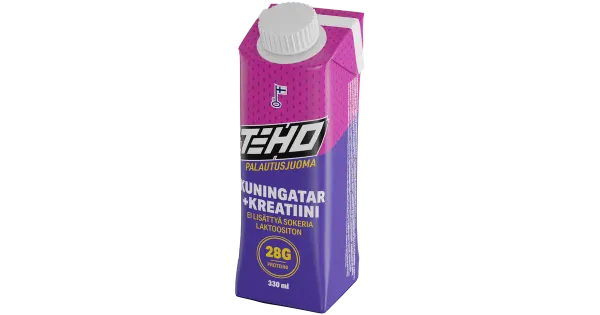 TEHO  taastumisjook Kuninganna+kreatiin, lisatud suhkruta 330 ml