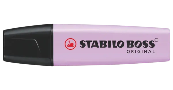 Tekstimarker stabilo boss pastell lilla