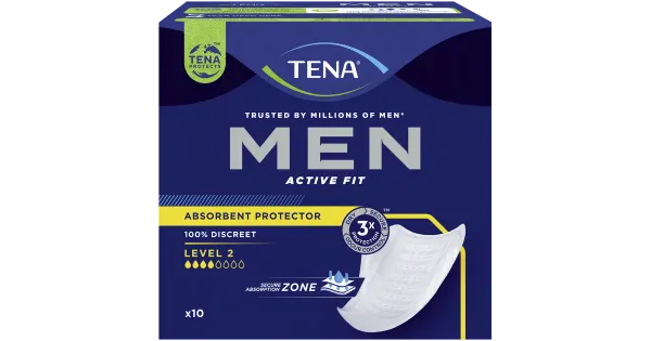 Tena for Men Level 2 inkontinents hügieeniside meestel 10 tk