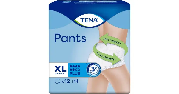 Tena pants Plus XL inkontinents hügieeniside 12 tk