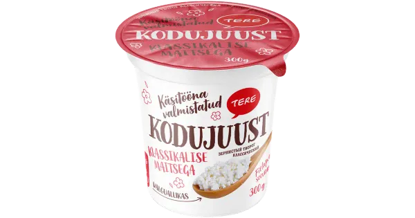 Tere Klassikaline kodujuust 4%, 300 g