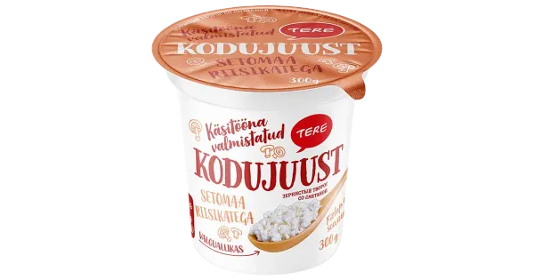 Tere Kodujuust Setomaa soolariisikatega, 300 g