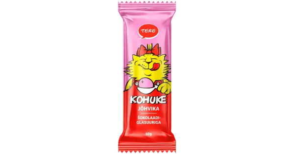 Tere Kohuke jõhvika šokolaadiglasuuriga 40 g