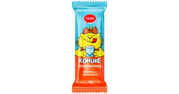 Tere Kohuke kondenspiima ja karamelliglasuuriga 40 g