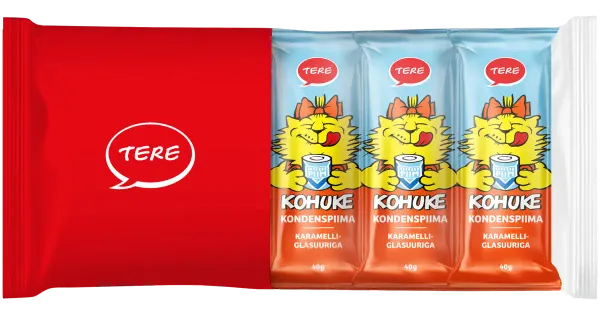 Tere kohuke kondenspiima multipakk, 5 x 40 g