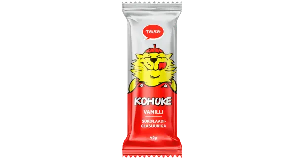 Tere Kohuke vanilli šokolaadiglasuuriga 40g