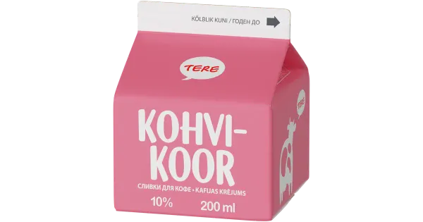 Tere Kohvikoor 10%, 200 ml