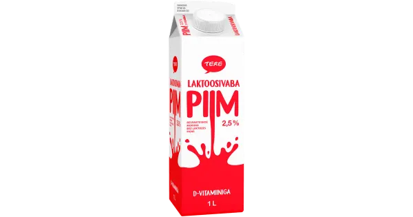Tere Laktoosivaba piim 2,5%, 1 l