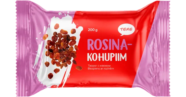 Tere Rosinakohupiim, 200 g