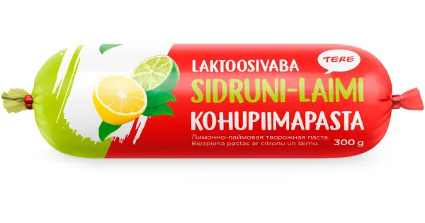 Tere Sidruni-laimi laktoosivaba kohupiimapasta, 300 g