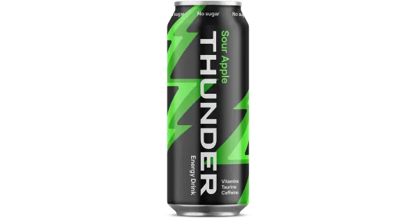 THUNDER ENERGY Hapu õun, suhkruvaba, energiajook 500 ml
