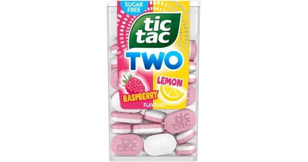 Tic Tac Two pastillid vaarika-sidrunimaitselised 38,5g
