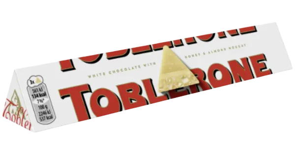 Toblerone valge šokolaad 100g