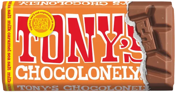 Tony's Chocolonely piimašokolaad karamelli ja meresoolaga 90g
