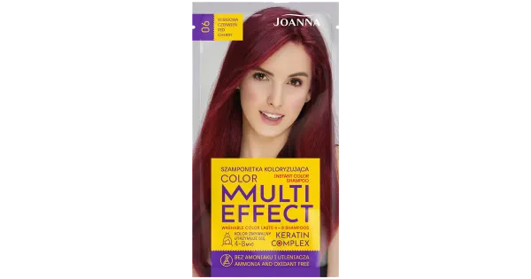 Tooniv šampoon Joanna Multi Effect cherry red 06