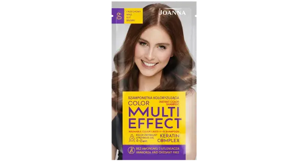 Tooniv šampoon Joanna Multi Effect nut brown 09